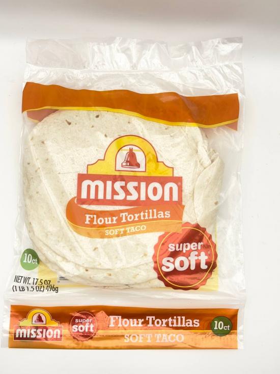 MISSON FLOUR TORTILLAS SOFT TACO 496G