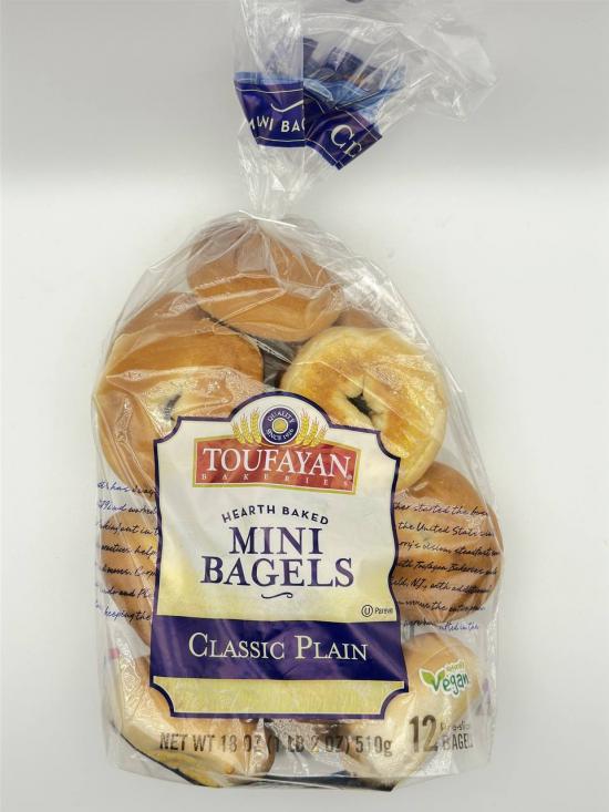 Toufayan Mini Bagels 510G