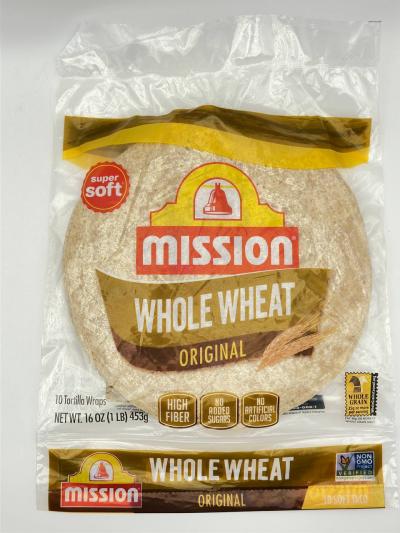 Mission whole wheat original 453g