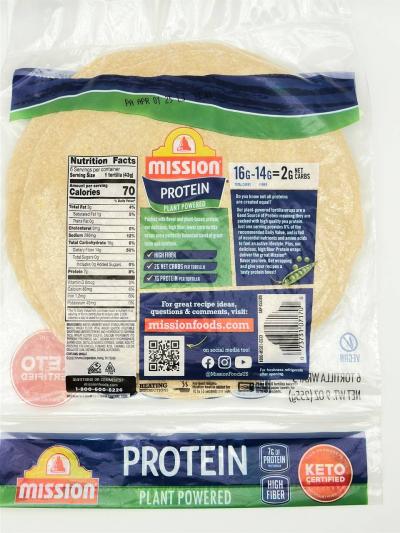 Mission Protein Wraps 255G