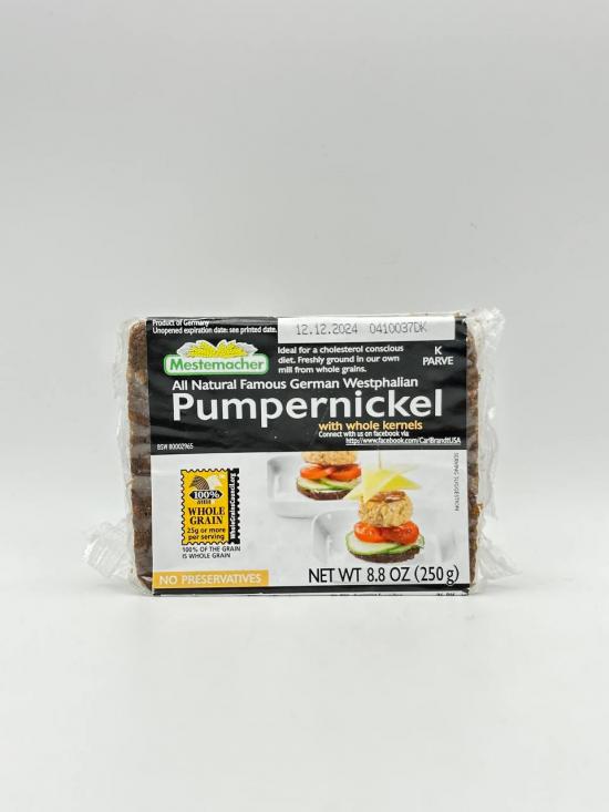 MESTEMACHER PUMPERNICKEL WITH WHOLE KERNELS 250G