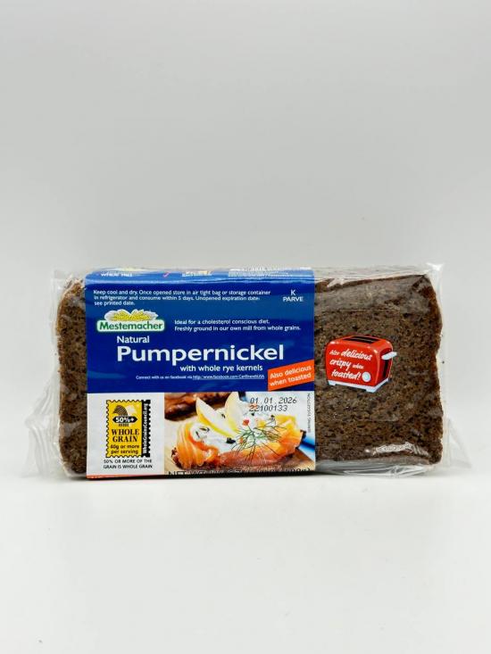 Pumpernickel natural with whole rye kernels 500g