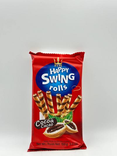 HAPPY SWING ROLLS COCOA CACAO 150G