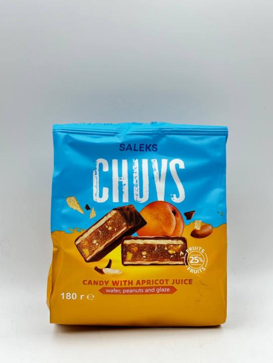 SALEKS CHUVS CANDY WITH APRICOT JUICE 180G