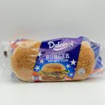 DULCESOL BURGER BUNS WITH SESAME 300G