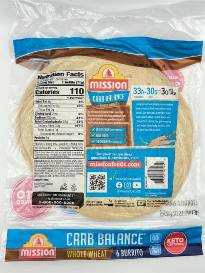 MISSION CRAB BALANCE WHOLE WHEAT 425G