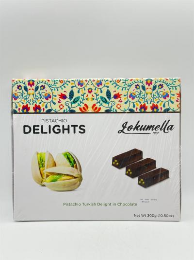 LOKUMELLA PIDTACHO DELIGHTS IN CHOCOLATE 300G