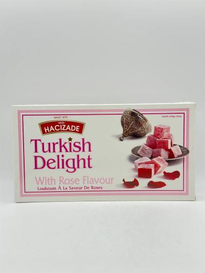 HACIZADE TURKISH DELIGHT WITH ROSE FLAV 454G