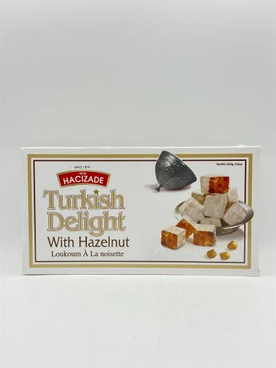 HACIZADE TURKISH DELIGHT WITH HAZELNUT 454G