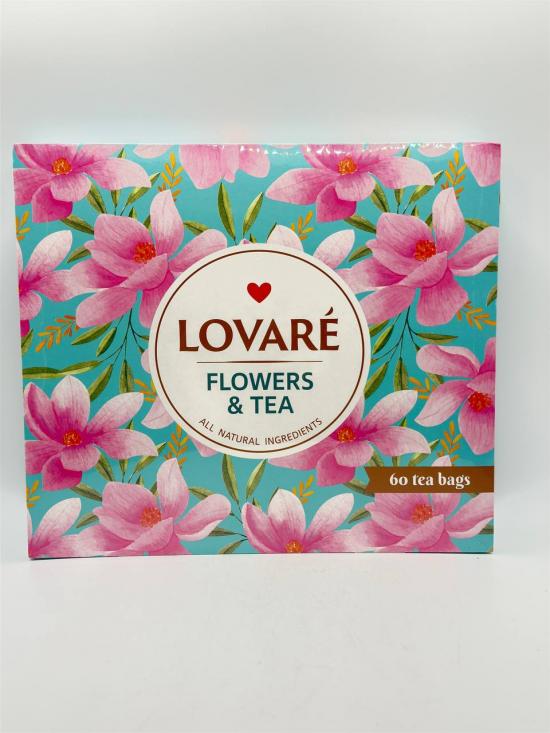 LOVARE FLOWER & TEA  60 TEA BAGS