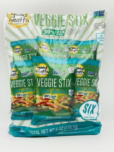 VEGGIE STIX SEA & SALTEA X6PC