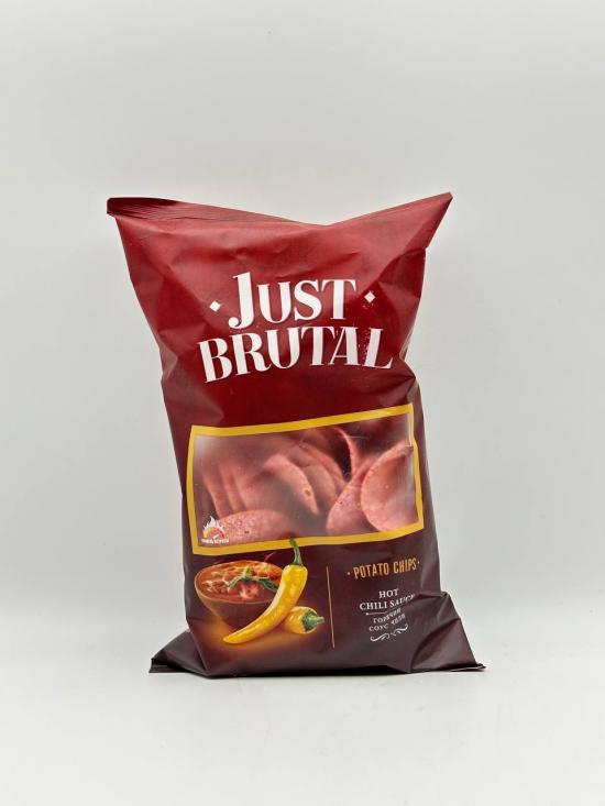 JUST BRUTAL POTATO CHIPDS HOT CHILI SAUCE 85G