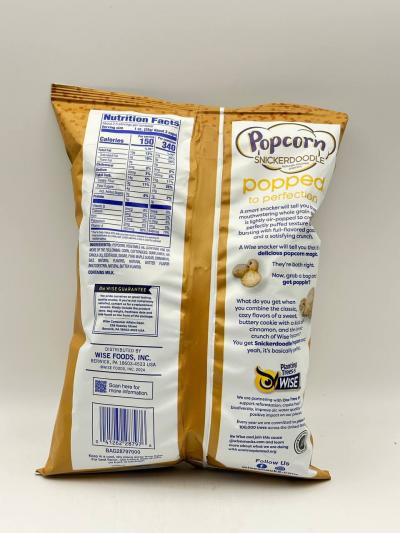 Wise Popcorn Snickerdoodles Natural Flavored Popcorn 63g