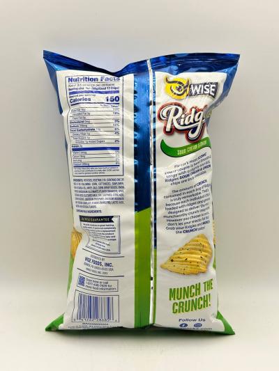 Wise Ridgies Sour Cream & Onion 99g