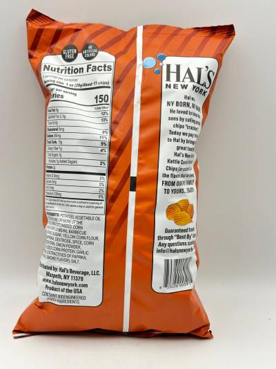 HAL'S New York Ridge Cut Backyard BBQ Home Style Potato Chips 141g