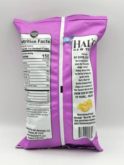 HAL'S New York Kettle Chips Sweet Onion  141g